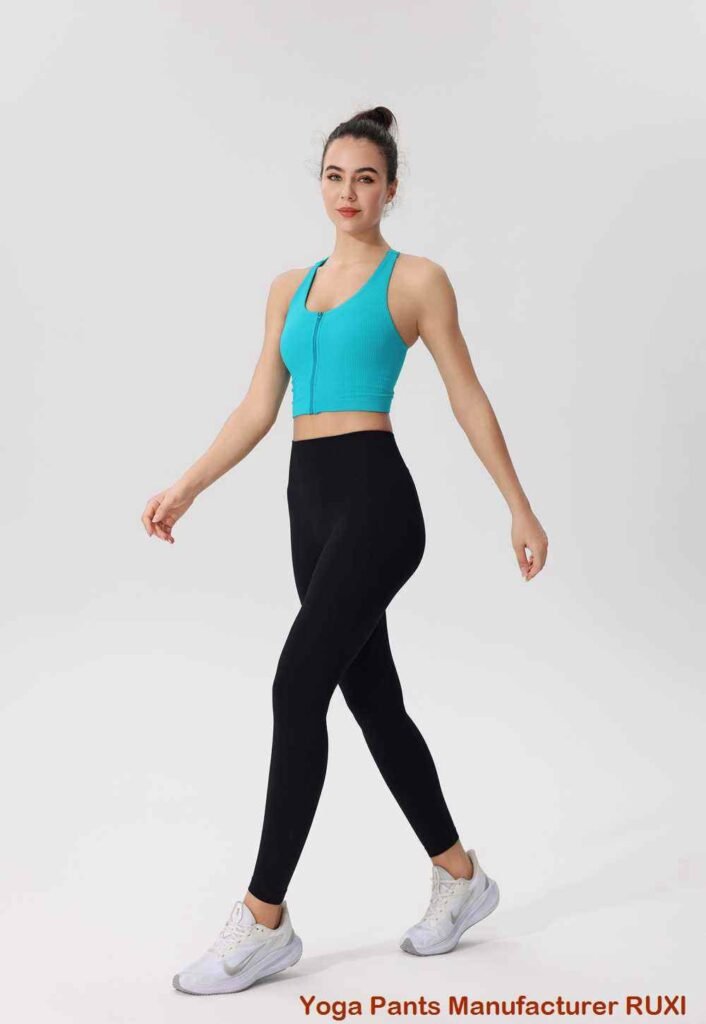 pantalon de yoga de marque rose