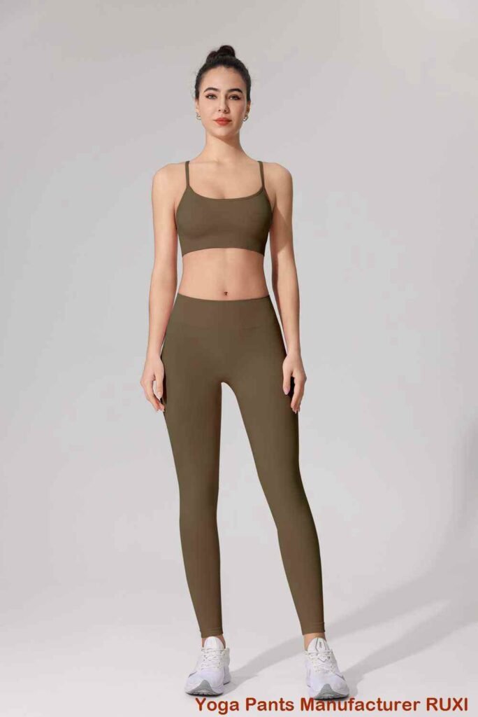 pantalon de yoga évasé pour femme