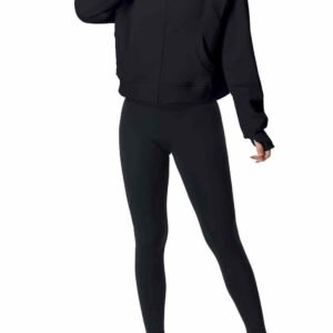 pantalon de yoga évasé gris RUXI