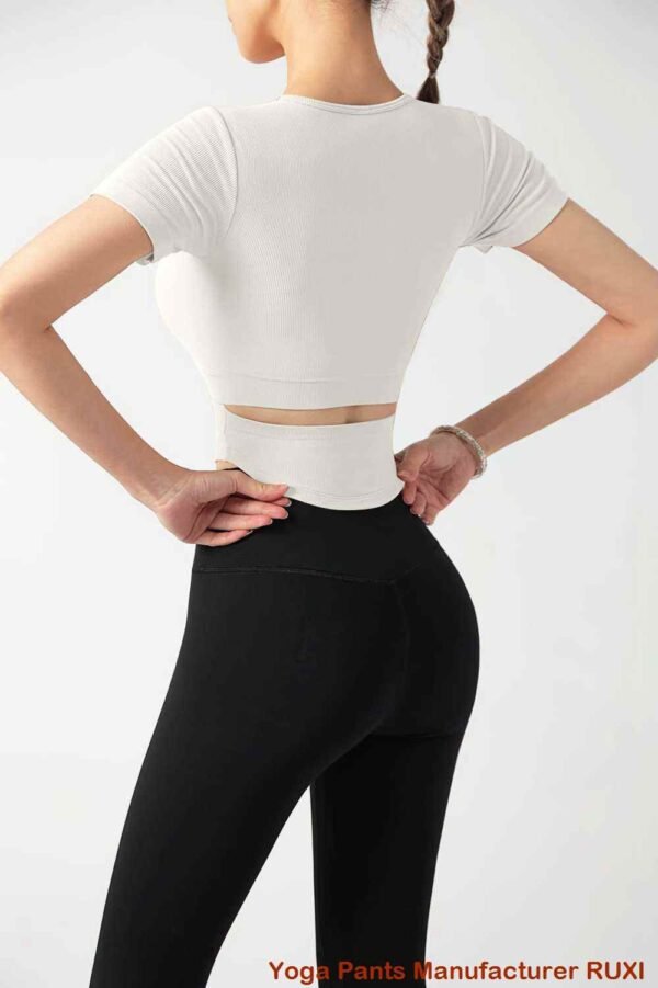 pantalon de yoga en cuir RUXI