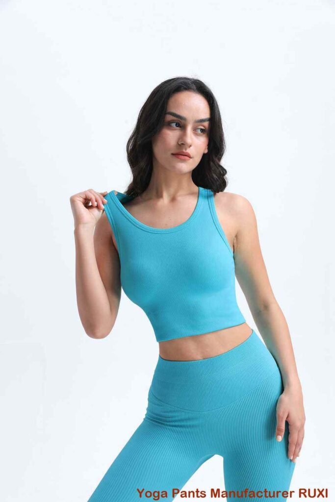 leggings froissés sans couture