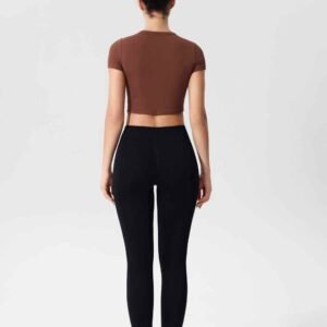 gilet de yoga noir RUXI km3111